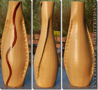 BODENVASE "ONDA" - Größe: ca.60 CM